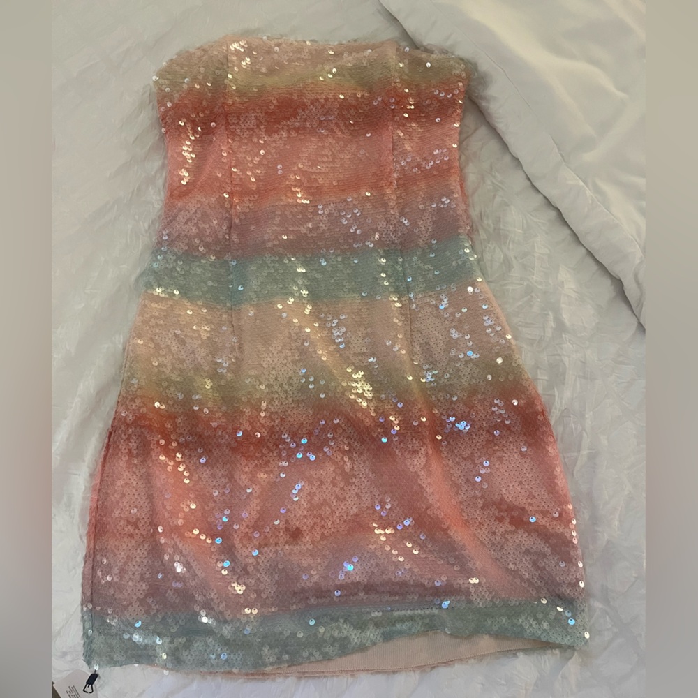 Lovers + Friends Sequin RACHAEL MINI DRESS